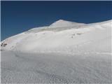 Planina Božca (tudi Božica) proti vrhu